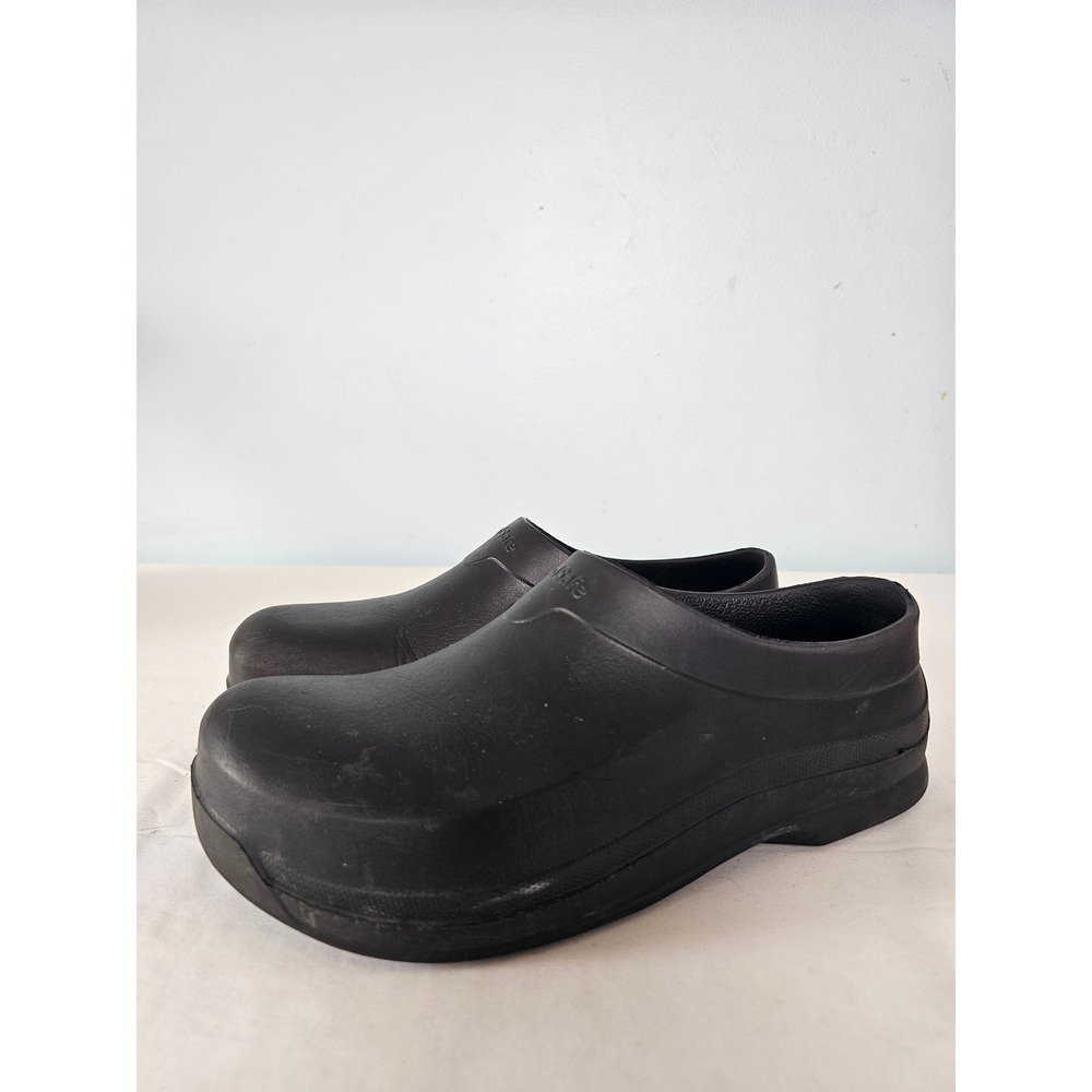[Workwear] TredSafe Slip Resistant Clogs Unisex M7/W9 Black Kitchen Shoes